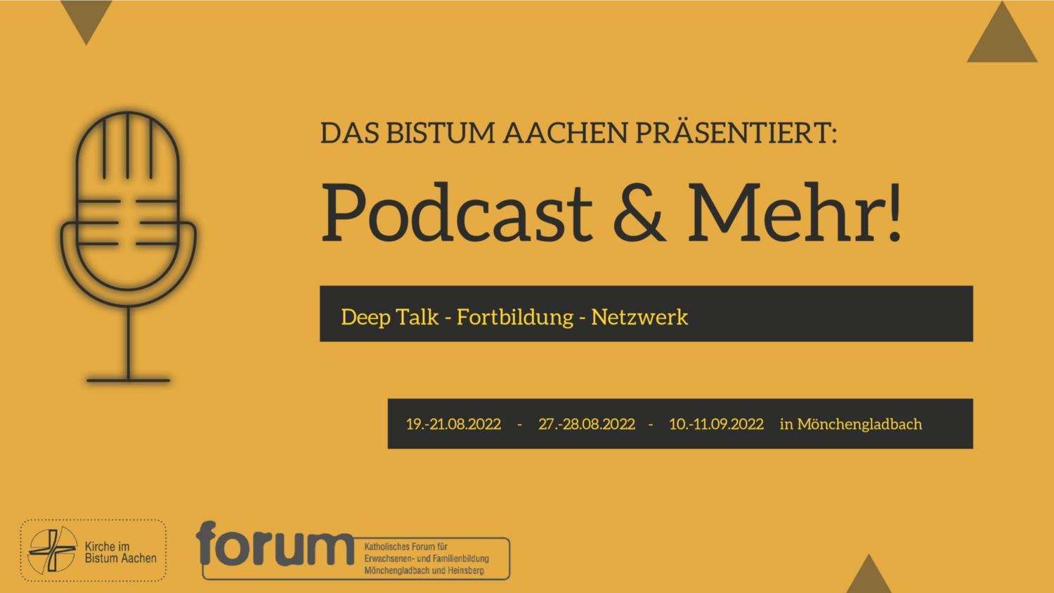 Ausschreibung Podcastprojekt-001 (c) Bistum Aachen