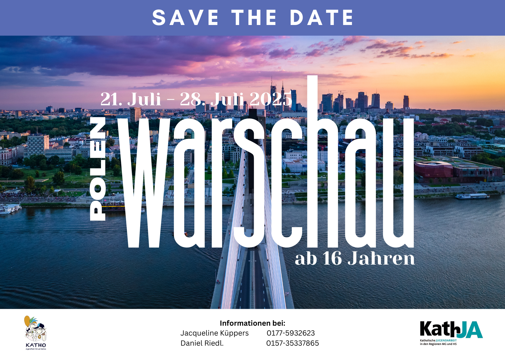 Warschau, Save the date