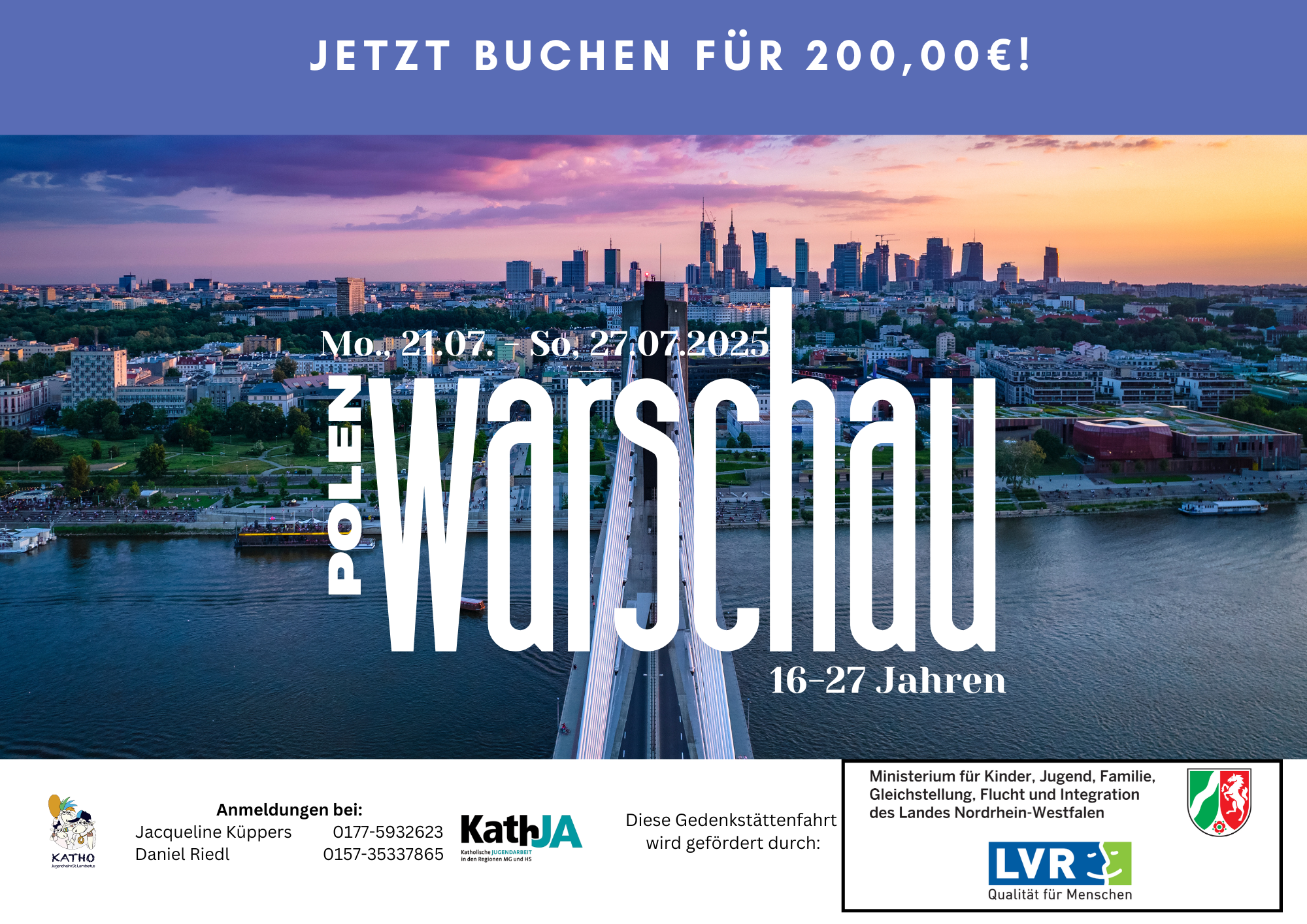 Warschau mit Logos von LVR